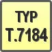 Piktogram - Typ: T.7184